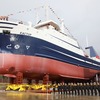 Solemn launching ceremony of the first serial trawler “CASTOR” of project 03095 has been held